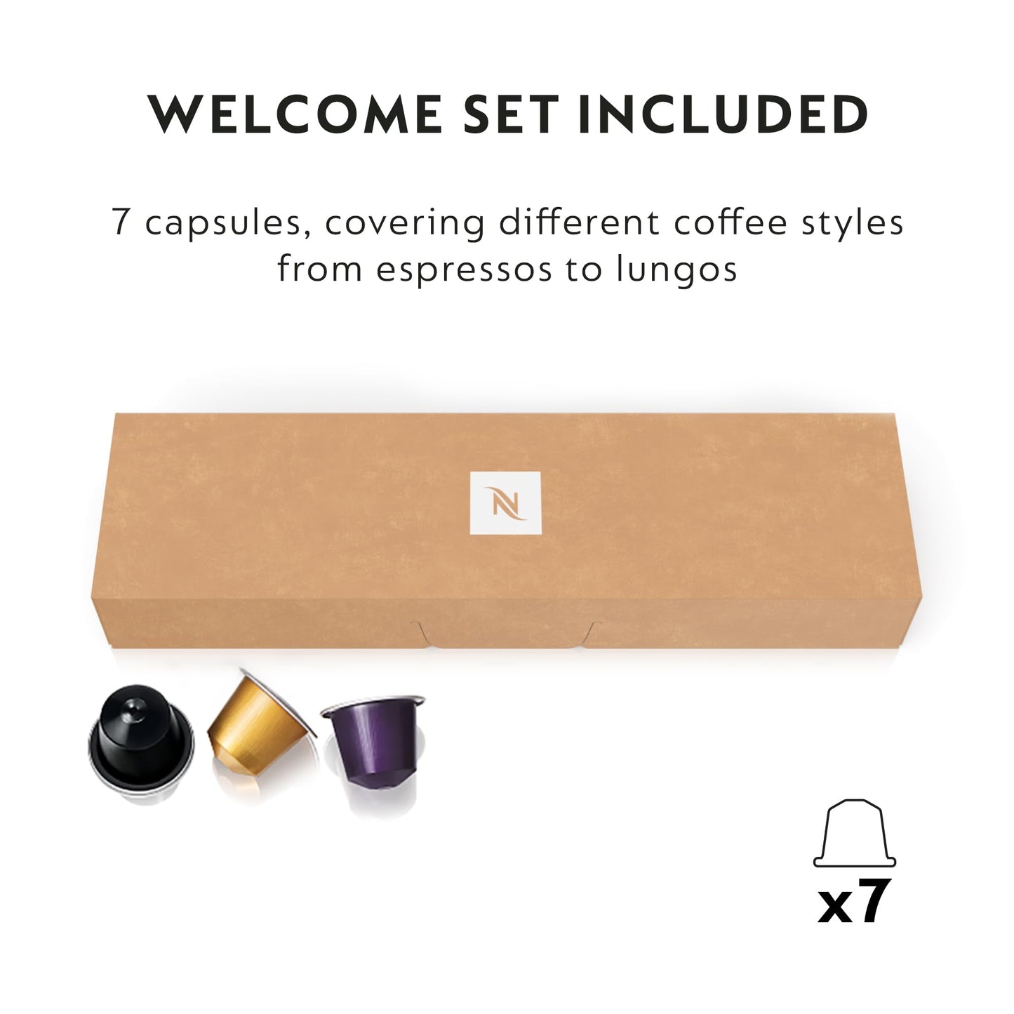 De'Longhi Nespresso Gran Lattissima EN640.B, Automatic Coffee Maker, Single-Serve Capsule Coffee Machine, Automatic Frothed Milk, 19 Bar Pressure, Cappuccino, Latte, 1400W, Sophisticated Dark Black