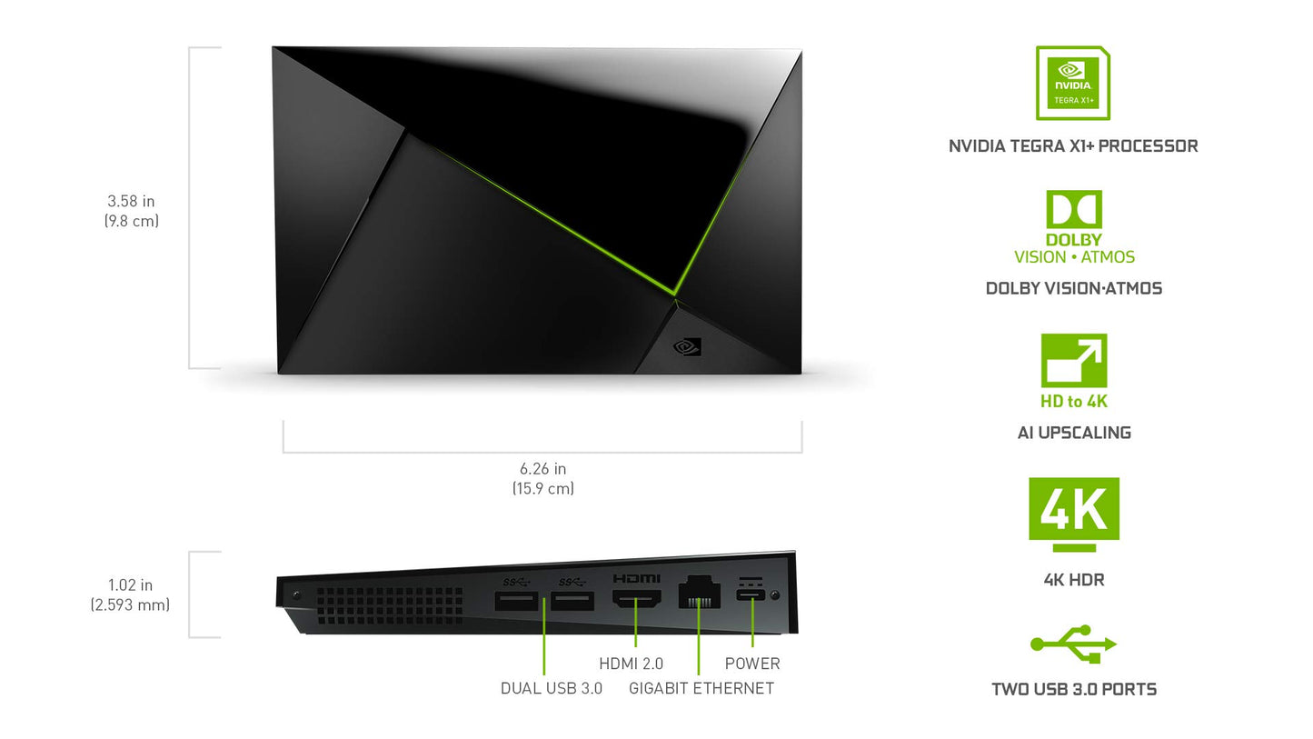 - NVIDIA SHIELD | Android TV Pro Streaming Media Player | 4K HDR | Works with Alexa -
