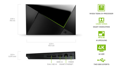 - NVIDIA SHIELD | Android TV Pro Streaming Media Player | 4K HDR | Works with Alexa -