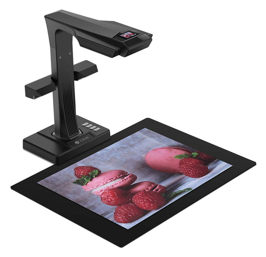 CZUR Document Scanner, ET18 Pro Book Scanner Portable Smart A3 Document Scanner Document Camera with OCR WIFI Function Auto Flatten Curve Tech, 18MP HD Camera, 180+ Languages OCR for Windows & Mac