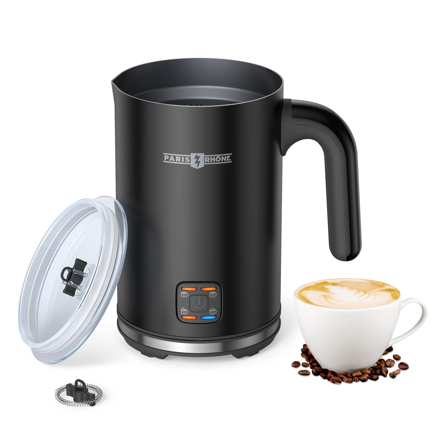 - Milk Frothers | 4-in-1 Automatic Warm and Cold Milk Foamer -