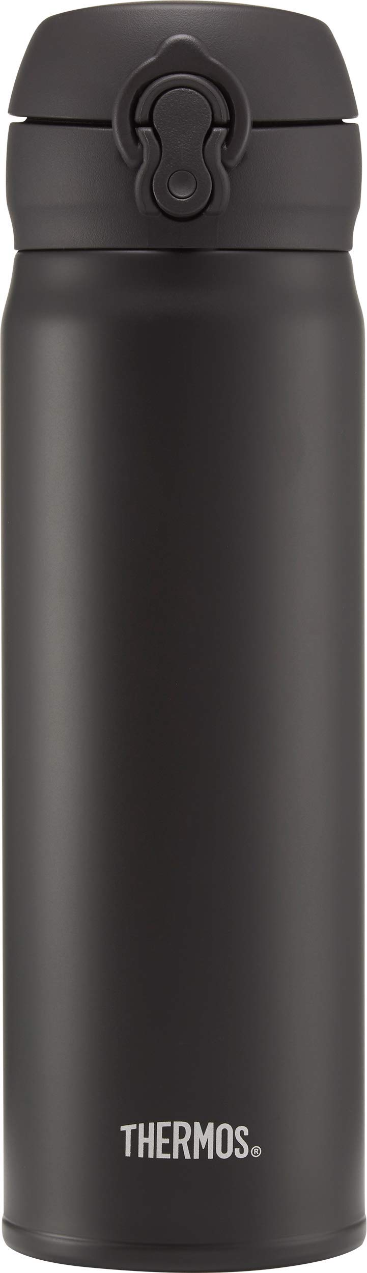 - Thermos Flask, Stainless Steel | Matt Black | 470 ml -