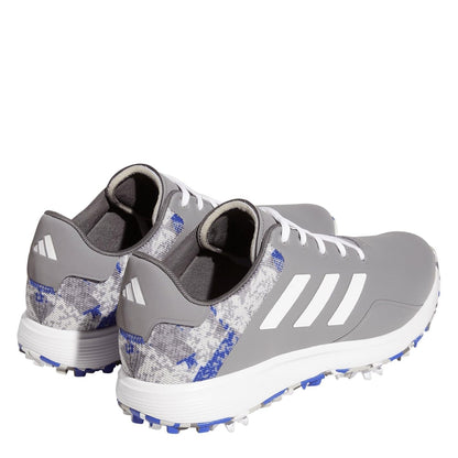 adidas Mens S2G 23 Spiked Golf Shoes Grey3/White/Lucid Blue 10 (44.7)