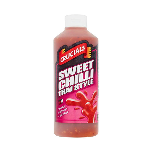 Crucials Thai Sweet Chilli Squeezy Sauce 1L, Sweet & Fruity with a Spicy Kick