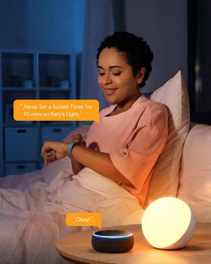 - Smart Table Lamp | Dimmable Desk Lamp | App/Voice Control -