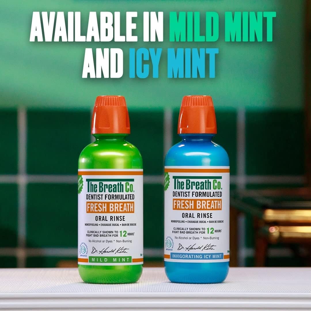 - The Breath Co. Alcohol Free Mouthwash | Dentist Formulated Oral Rinse -