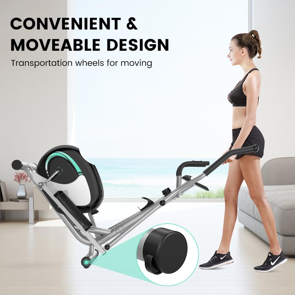- Dripex Cross Trainers Magnetic Elliptical Machine | 8 Level Adjustable Resistance 6KG Flywheel | Pulse Sensor | LCD Monitor -