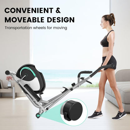 - Dripex Cross Trainers Magnetic Elliptical Machine | 8 Level Adjustable Resistance 6KG Flywheel | Pulse Sensor | LCD Monitor -