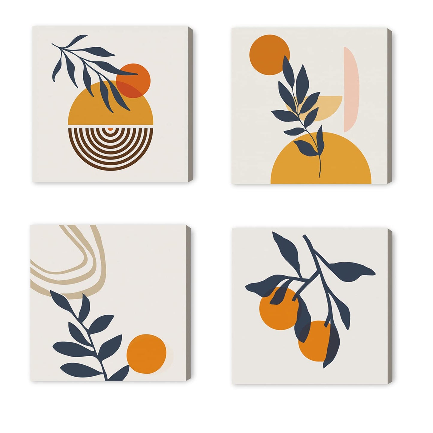 - OYIMUA Boho Wall Art Poster | 8 x 8 Set of 4 -