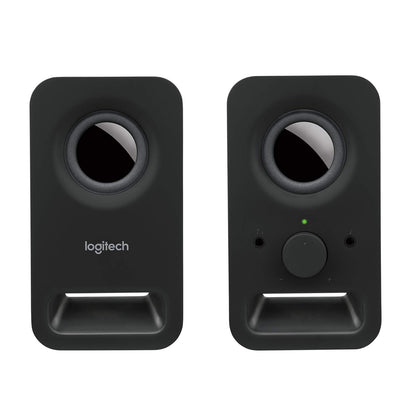 - Logitech Z150 PC Speaker | Stereo Sound | 2 Speakers | 6 Watts Peak Power -
