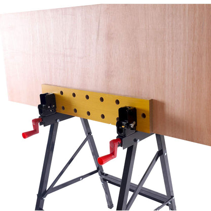 - Excel Flip Top Workbench & Foldable Vise with Stand | Portable workbench | Foldable workbench -