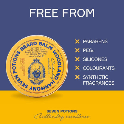 - Seven Potions Soft Beard Balm for Men | Conditioning Beard Softener -