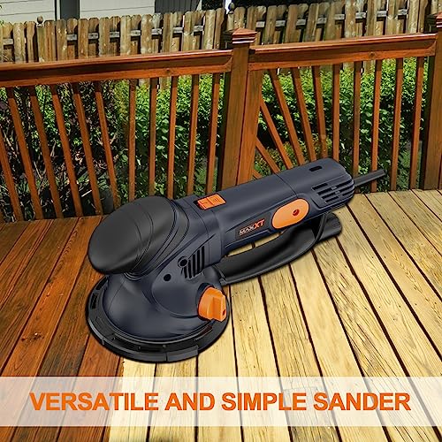 - MAXXT Orbital Sander 150mm(6 inch) | Electric Sander 5.0mm | 6 Variable Speed Palm Sander 4500-6200 RPM -