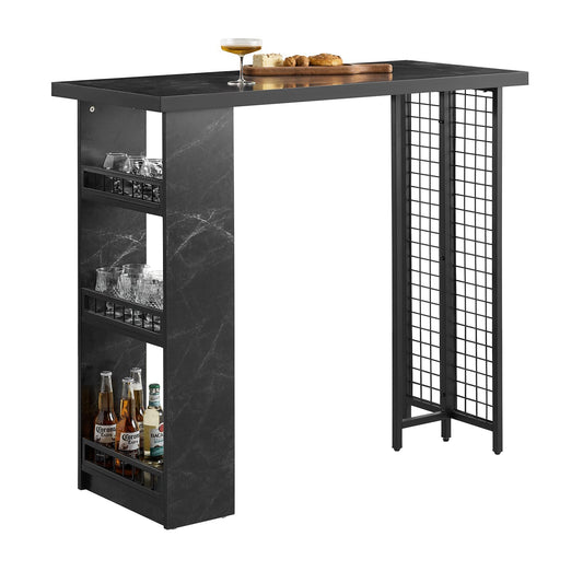 - SoBuy FWT100-SCH | Kitchen Breakfast Bar Table | Dining Table Coffee Bar -