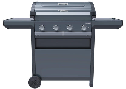Campingaz Gas BBQ 4 Series Select S, Barbecue Gas Grill with 4 Stainless Steel Burners, 1 Side Burner, Lid with Thermometer, InstaClean Aqua, Culinary Modular System, 13.6kW