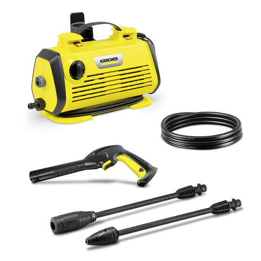 - Kärcher K 3 Horizontal Pressure Washer | High-Pressure Hose and Gun, Spray Lance, Dirt Blaster -