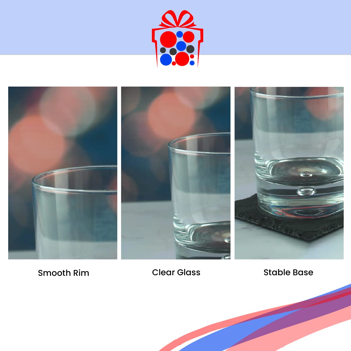 - Personalised Engraved Bubble Whiskey Tumbler Glass -