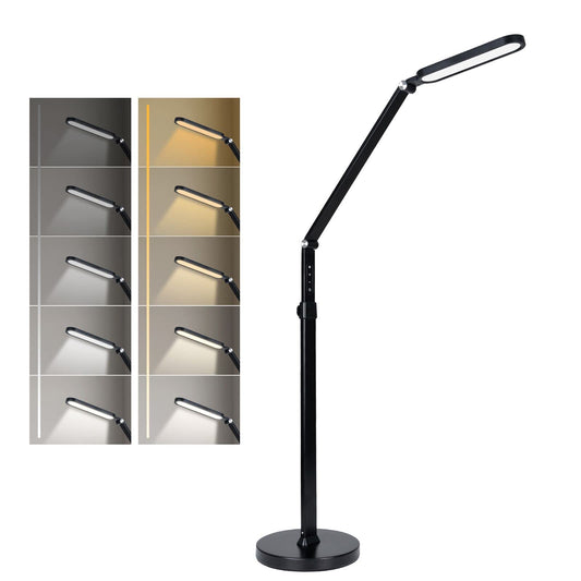 - ZealWe Floor Lamp, LED Floor Lamps for Living Room, Floor Standing Reading Lamp with Touch Control