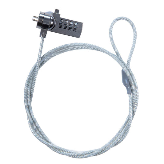 - TRIXES Combination Coded Laptop Lock | Keyless- Cut -Resistant Cable | 1m length | Security Cable Lock -