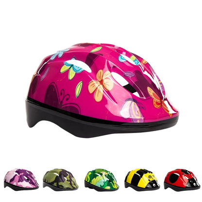 3StyleScooters SafetyMax - Kids Safety Bike Helmet - For Roller Skating/Skateboarding - For Kids Aged 3+ - EN1078 Safety Standard Approved - 2 Year UK Warranty Scooter Helmets - Butterfly