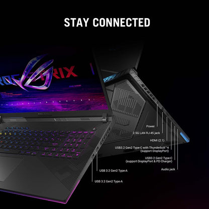ASUS ROG Strix SCAR 18 G834JYR 18.0" WQXGA 240Hz 1100 nits Gaming Laptop (Intel i9-14900HX, NVIDIA GeForce RTX 4090, 32GB RAM, 2TB SSD, Windows 11 with 3 Months Game Pass)