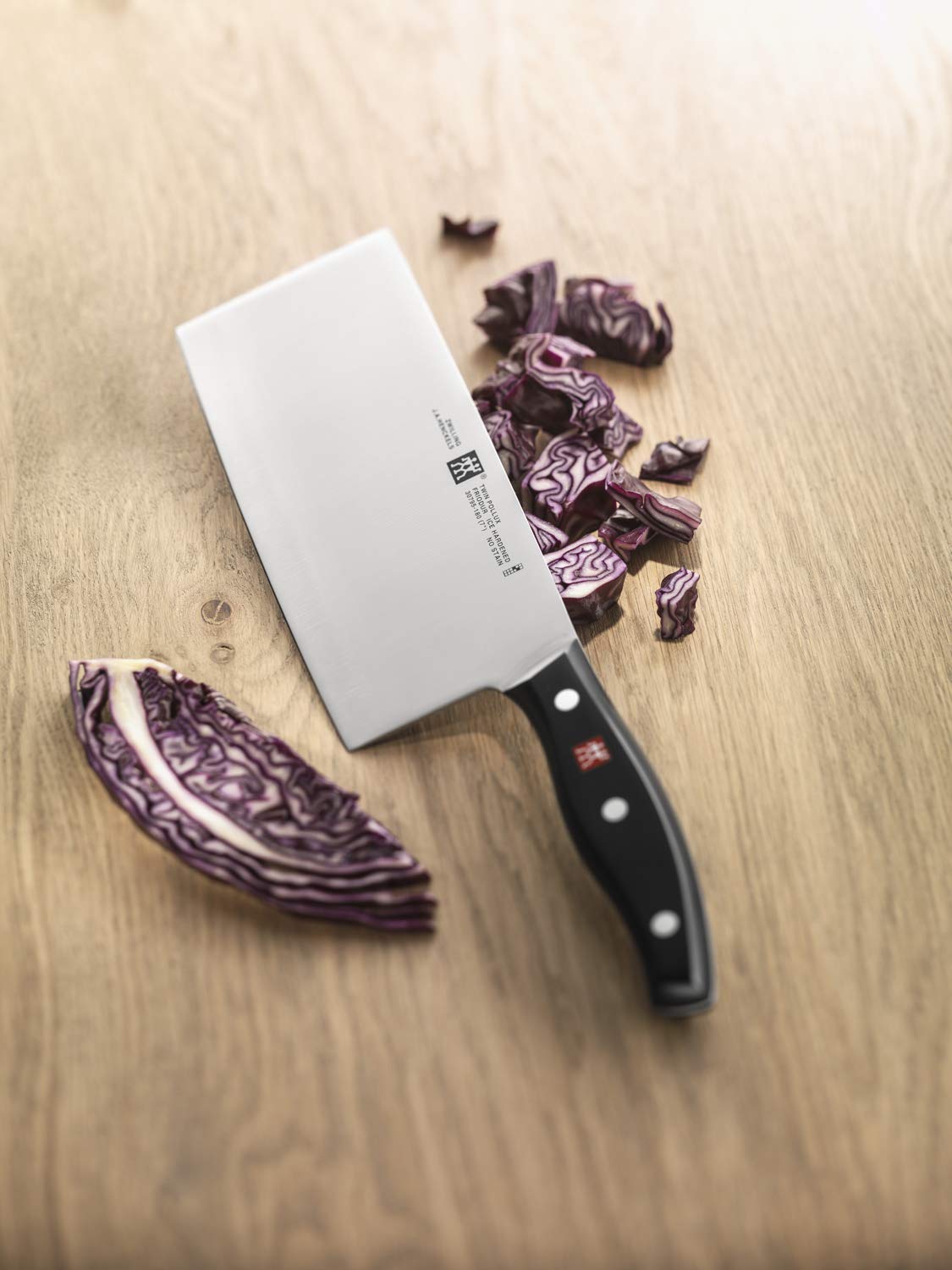 - ZWILLING Twin Pollux Chinese chef's knife, 7 inch, Black