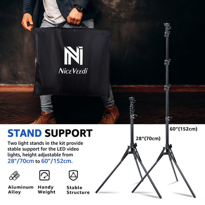 - NiceVeedi Photography LightIing Kit -