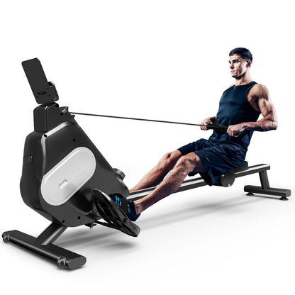 - Jupgod 16 Levels | Adjustable Magnetic Rowing Machine | Phone Holder -