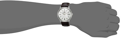 - Orient Men Analog Japanese Automatic Watch with Leather Strap -