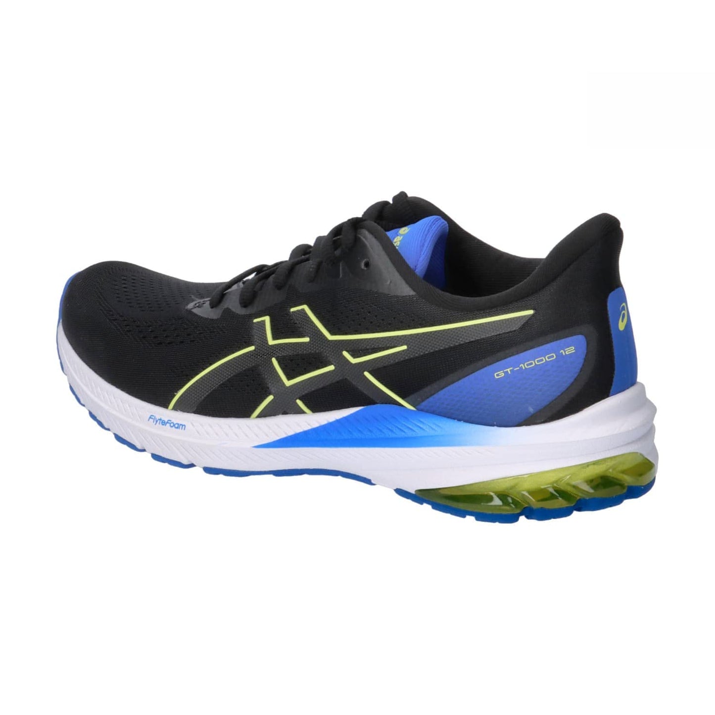 ASICS GT 1000 12 Man Running Shoes Black Yellow