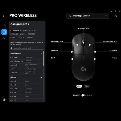 - Logitech G PRO Wireless Gaming Mouse | HERO 25K Sensor | 25,600 DPI | RGB | Ultra Lightweight | 4-8 Programmable Buttons -