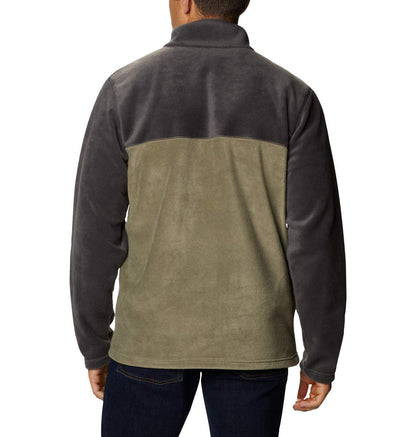 Columbia Men's Steens Mountain Half Snap Fleece Pull Over, Stone Green x Shark, Size M