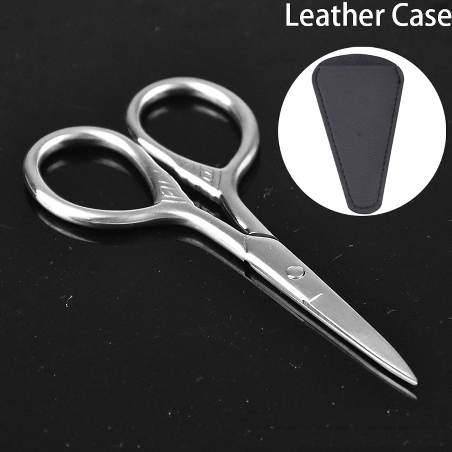 - Mini Facial Hair Scissors | Nose Scissors | Professional Sharp Moustache Scissor -