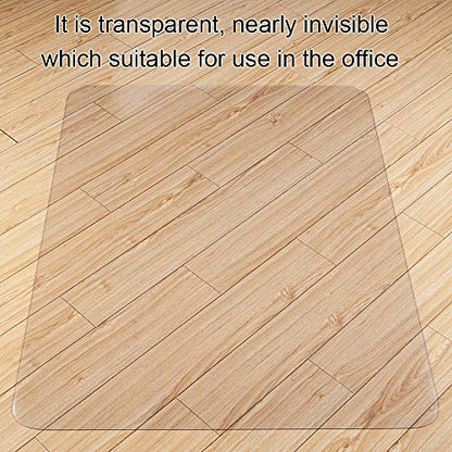 - Kuyal Clear Chair Mat for Hard Floors | 90x120cm (3'x4') | Transparent Floor Mat -
