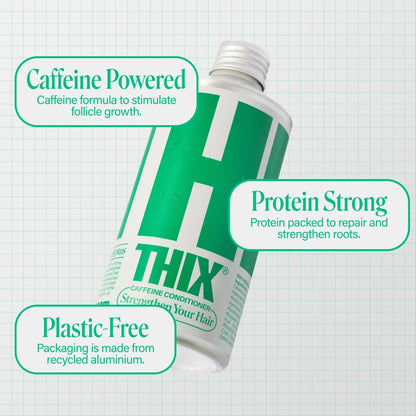- THIX Caffeine Conditioner | Hair Growth, Biotin Infused | Vegan, Proteins and Vitamins -