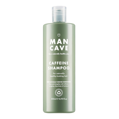 - ManCave Caffeine Shampoo | 500ml Men | Support And Encourage Healthy Hair Growth -
