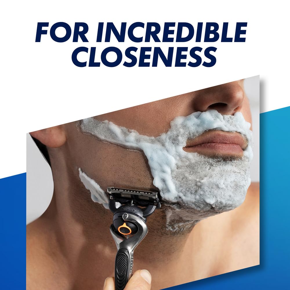 - Gillette ProGlide Men's Razor with Flexball Technology | 9 Razor Blade Refills | Precision Trimmer | 5 Anti-Friction Blades -