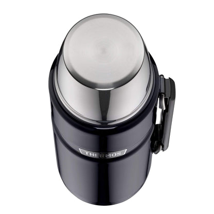 - Thermos Stainless King Flask | glossy black | 1.2 L |33.6 x 11.99 x 33.6 cm -