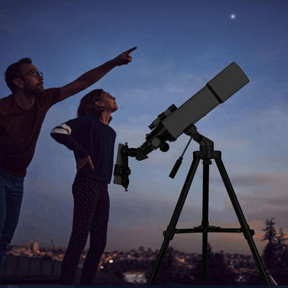 - Telescopes for Adults | 80mm Aperture 600mm Refractor Telescope | For Kids & Beginners -
