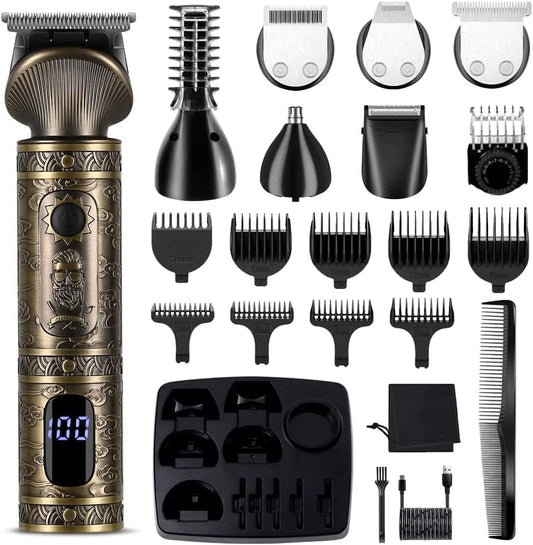 - Surker Beard Trimmer Kit | Professional Hair Clipper | Cordless Grooming Kit 7 in 1 -