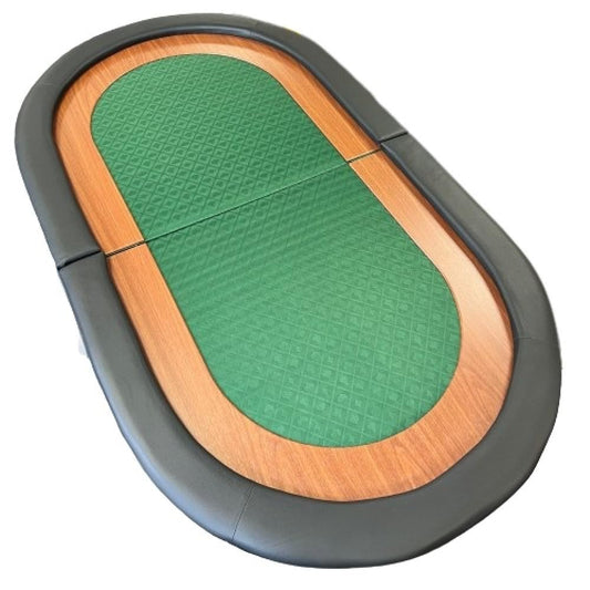 - Professional Poker Table Top | Green Speed Cloth with Fold -