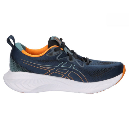 ASICS Cumulus 25 Man Running Shoes Blue Orange