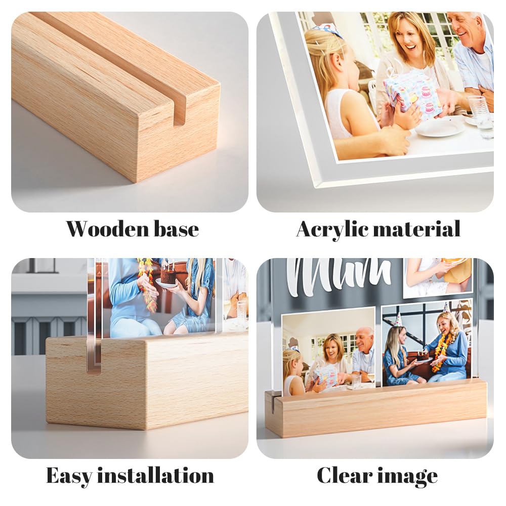 - Personalised Custom Picture Frames with Photo Text -