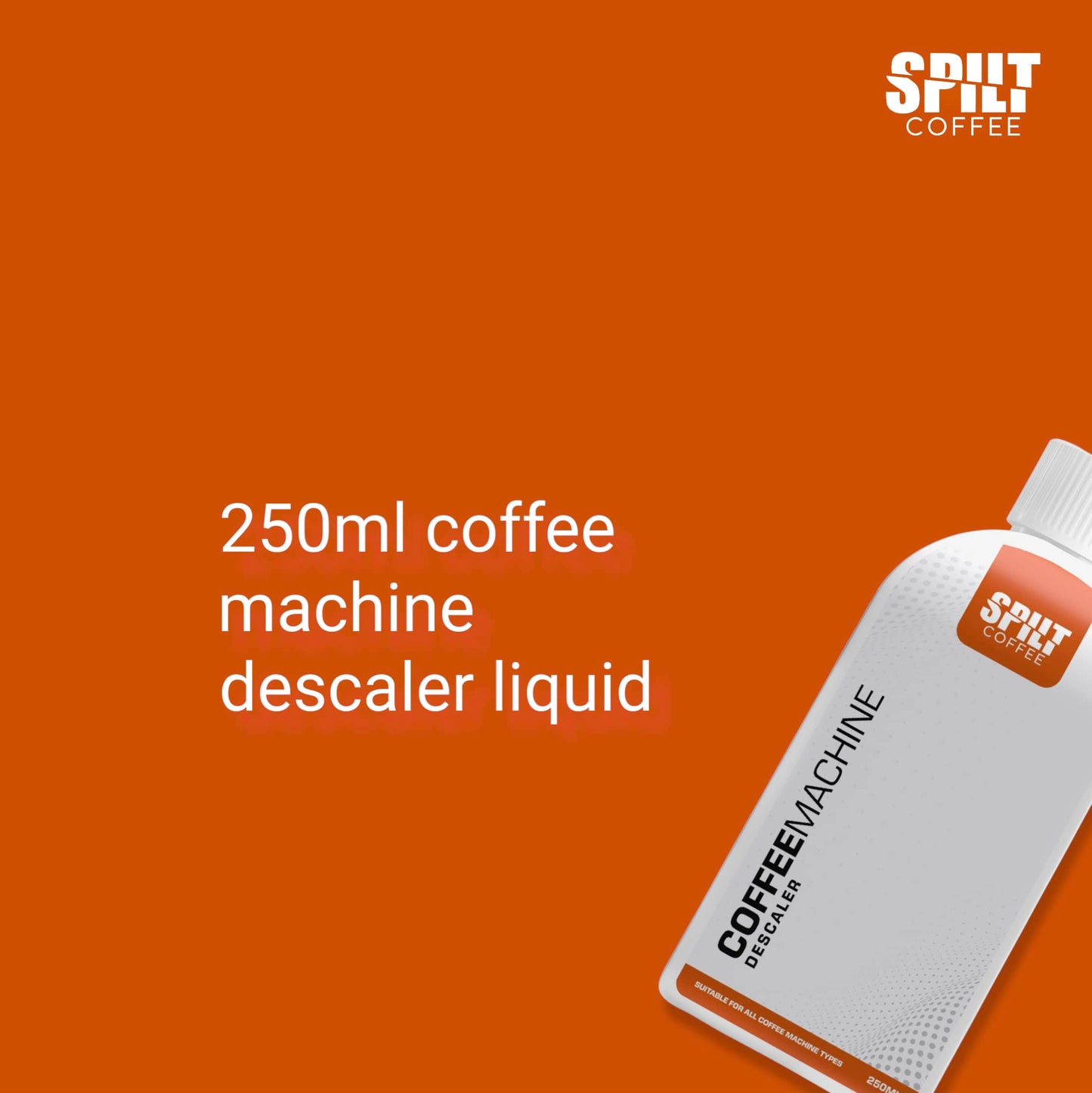 Coffee Machine Descaler | 250 ml | Removes limescale build up | Suitable for all coffee machine types | Powerfully descales without damaging your coffee machine
