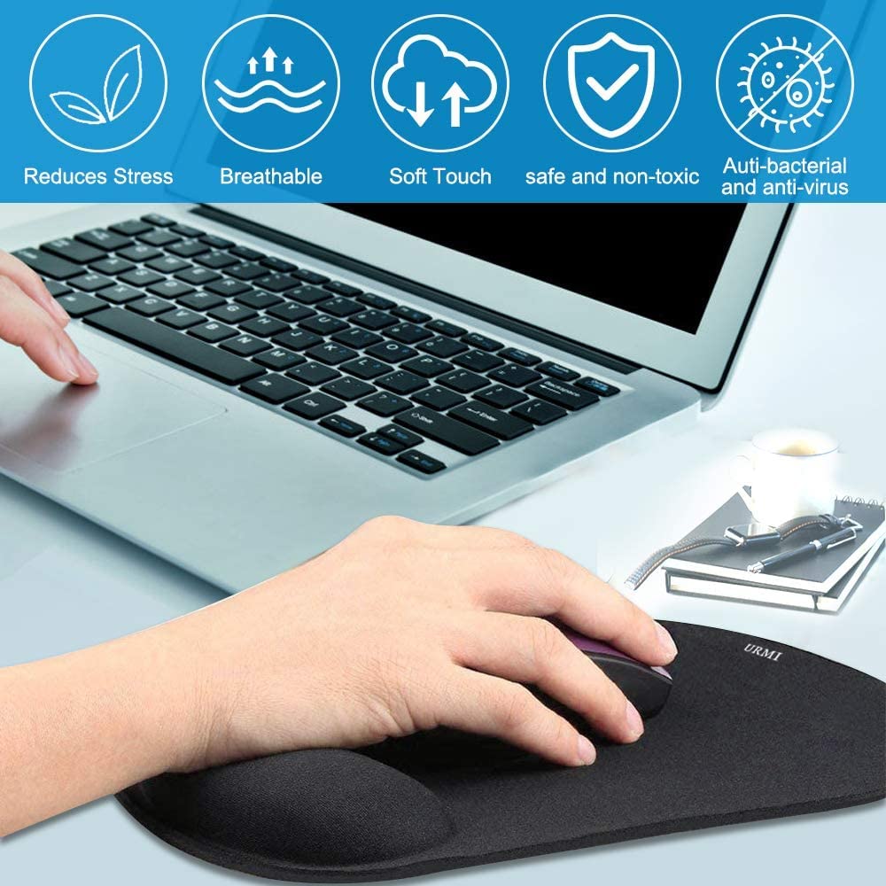 - Kigos Mouse Pad Wrist Rest | Large Keyboard Wrist Rest Support & Mouse Pad Set -