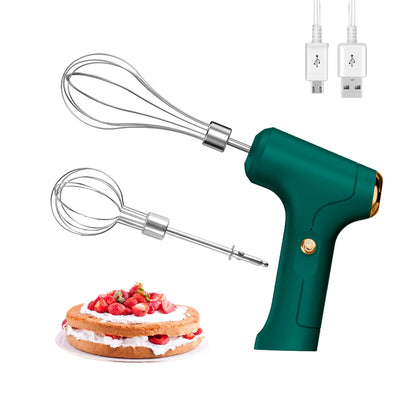 - FIOUSY Electric Hand Whisk | USB Rechargeable | Wireless Portable Egg Beater -