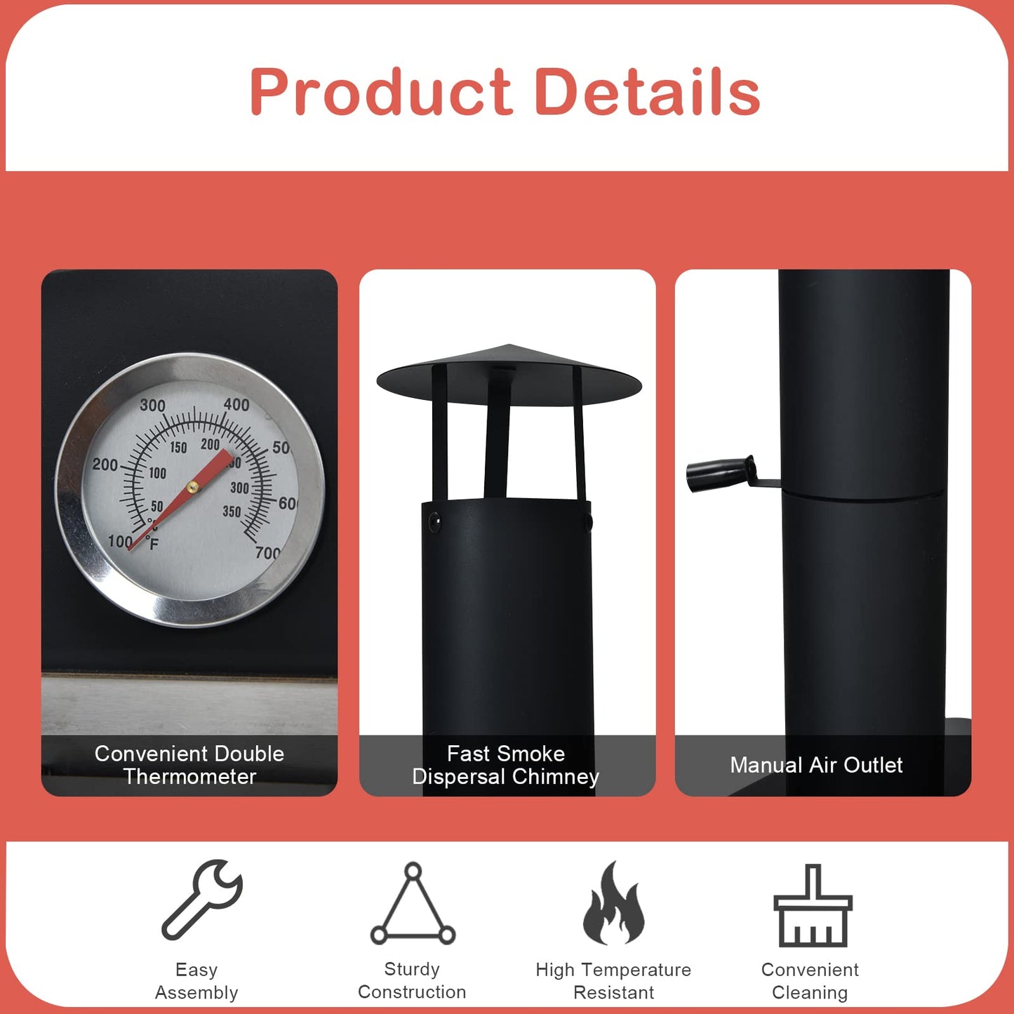 - TANGZON Outdoor Pizza Oven | Wood-fired Pizza Maker | Pizza Stone | Waterproof Cover -