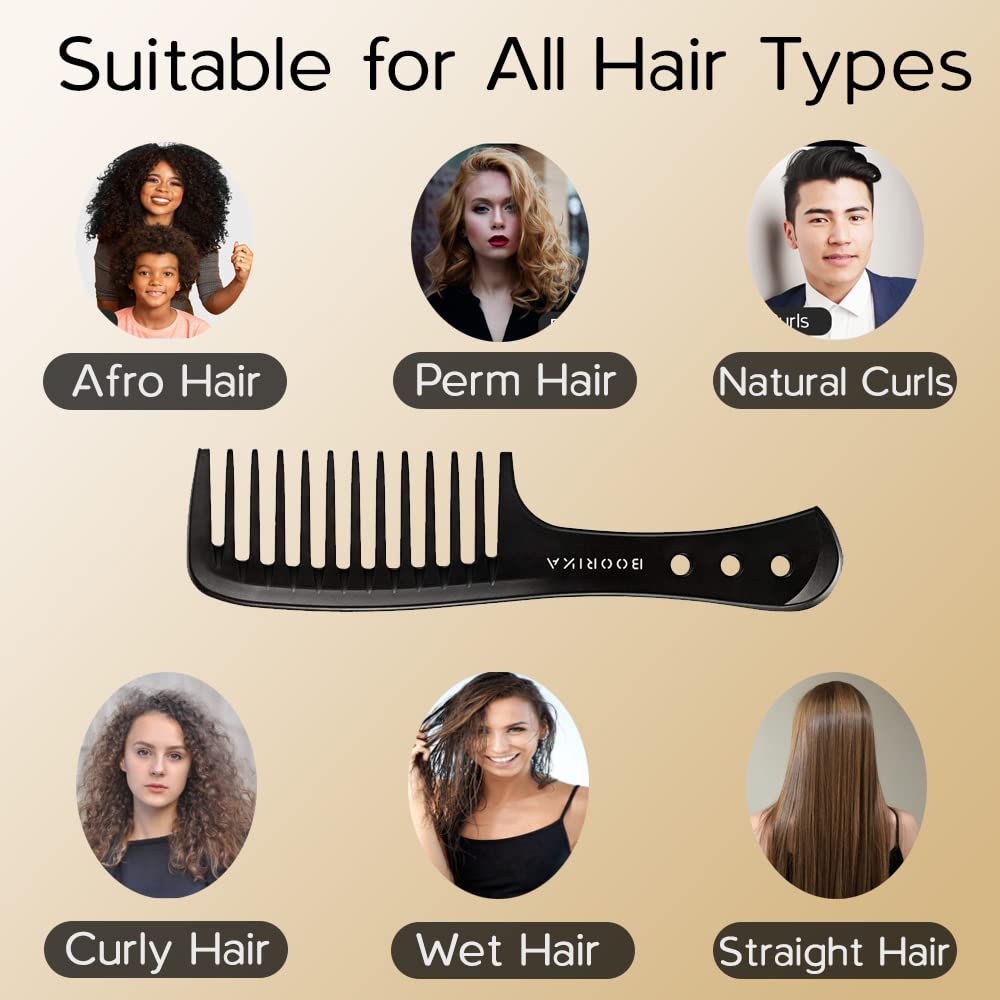 - Wide Tooth Comb - Smooth, Sturdy & Anti-Static