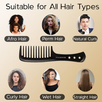 - Wide Tooth Comb - Smooth, Sturdy & Anti-Static