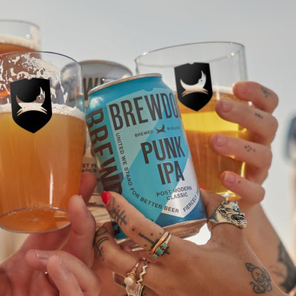 BrewDog Punk IPA Gift Pack Beers - Craft beer gift set - 6 x 330ml Cans and Glass